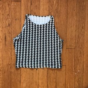 Women’s American Apparel cropped tank top